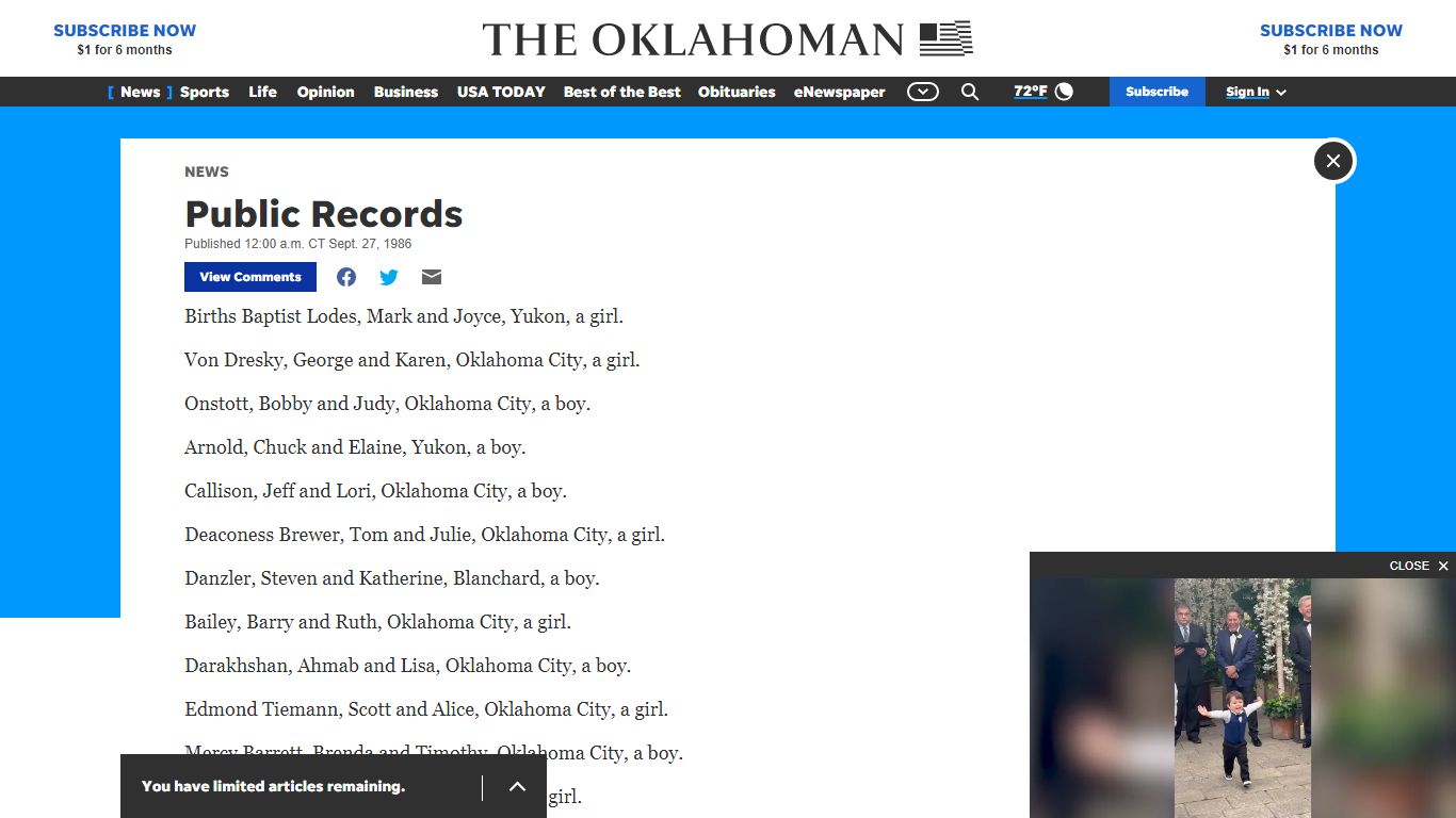 Public Records - oklahoman.com